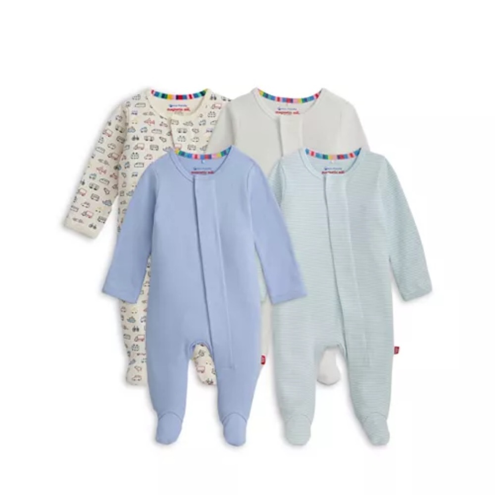 MAGNETIC ME Footie Bundle, Pack of 4 - Baby